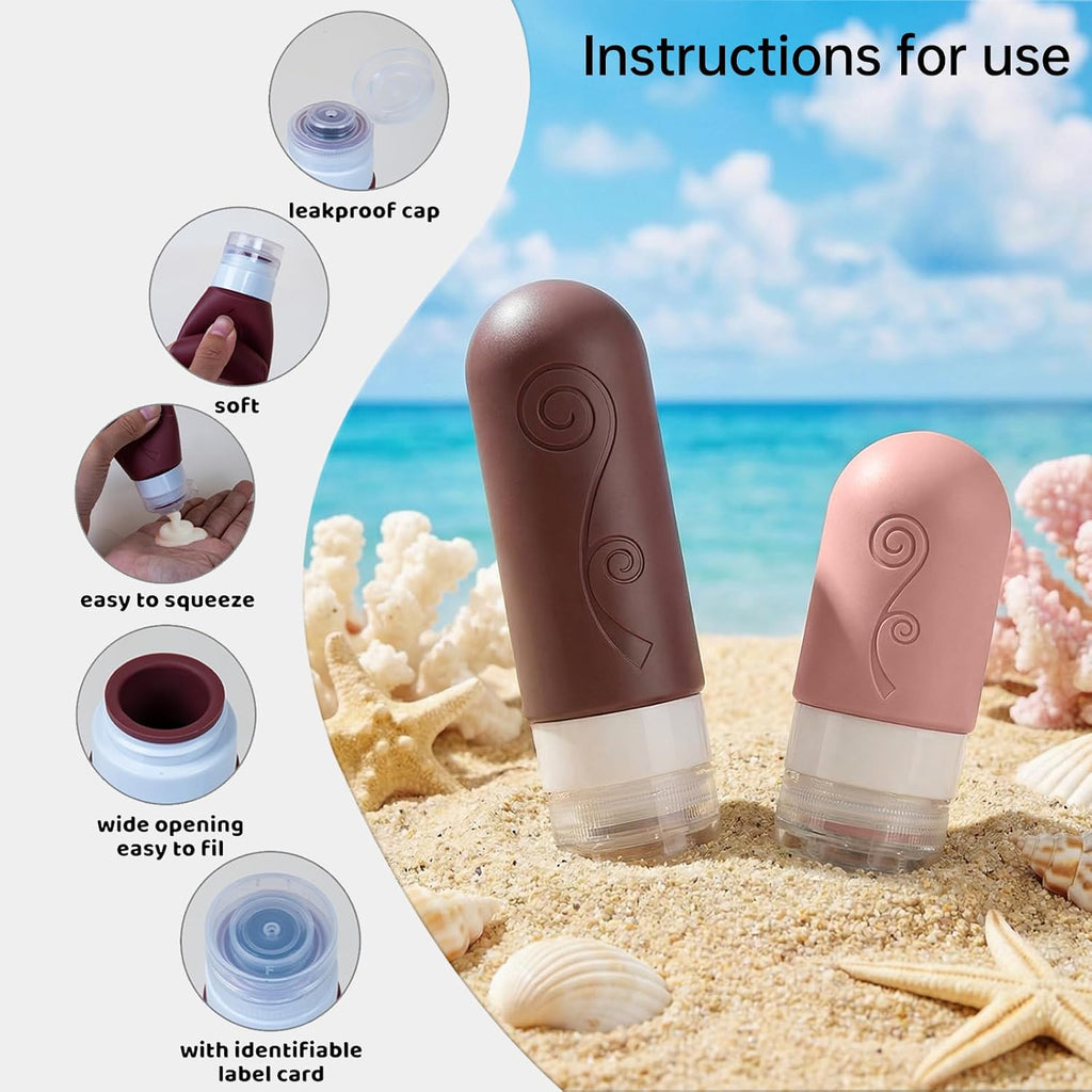 The Pour & Go 16-Piece Travel Bottle Set